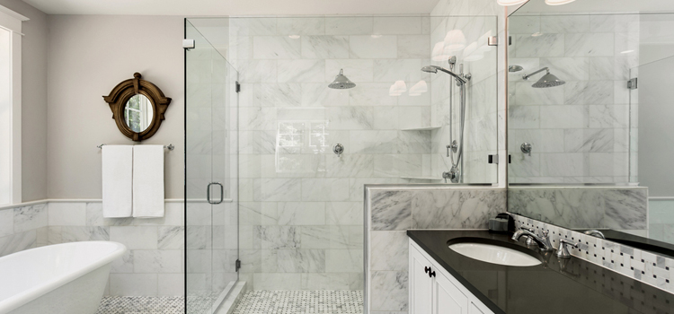 bathroom shower door installation in Nipomo